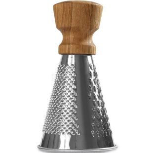 Boska Holland, Терка мини, нержавеющая сталь, дерево, диаметр 9 cм