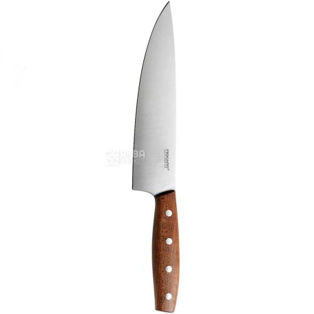 Fiskars, Norr, 20 см, Ніж шеф-кухаря, коричневий