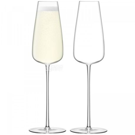 LSA international, Bar Culture, 2 шт., Набор бокалов для шампанского, стекло, 0,330 л