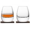 LSA international, Whisky, 2 шт. х 250 мл, Набір келихів для віскі, з підставками, скло