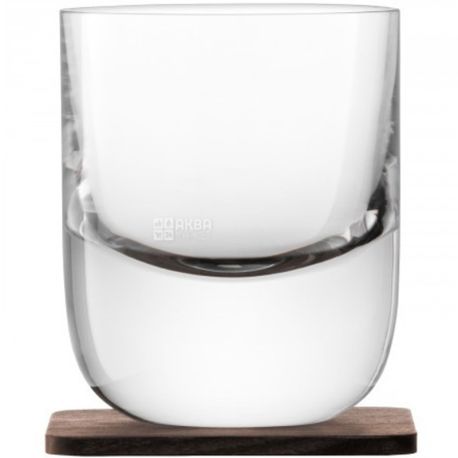 LSA international, Whisky, 2 шт. х 270 мл, Набор бокалов для виски, с подставками, стекло