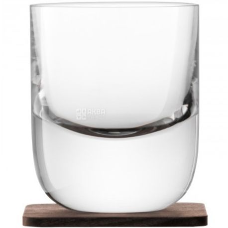 LSA international, Whisky, 2 шт., Набор бокалов для виски, с подставками, 270 мл