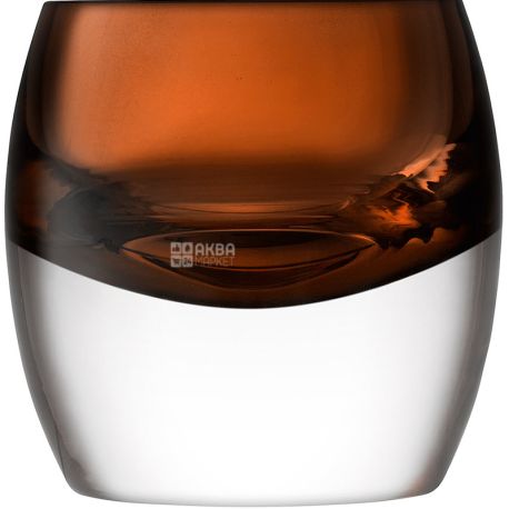 LSA international, Whisky Club, 2 шт., Набір келихів для віскі, коричневий, скло, 230 мл