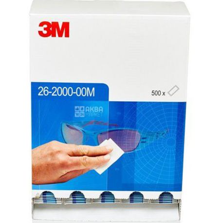 3M, 1 pc., Wet wipes for glasses and optics