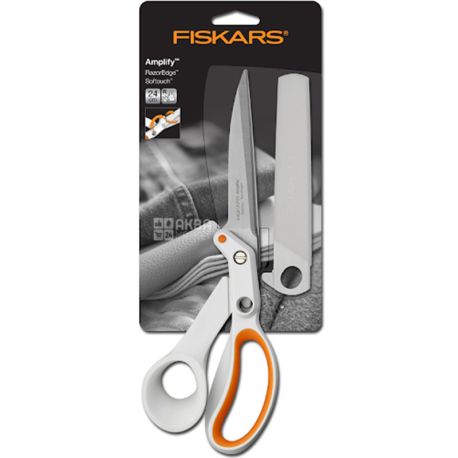 Fiskars, 24 cm, Poultry scissors, universal, white