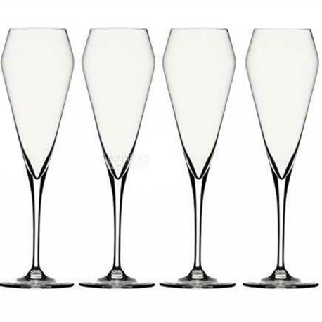 Spiegelau, Willsberger Anniversary Collection, 4 шт., Набор бокалов для игристого вина, хрустальное стекло, 0,240 л