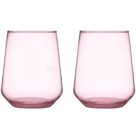 Iittala, Essence, 2 шт, Стакан, скляний, блідо-рожевий, 350 мл
