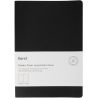 Karst, Black, 144 стр., Блокнот в твердой обложке, точечный, водонепроницаемый, А5, черный