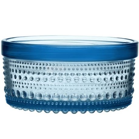 Littala, Kastehelmi, 1 шт., Ємність для зберігання, скляна, світло-блакитна, 11,6х5,7 см