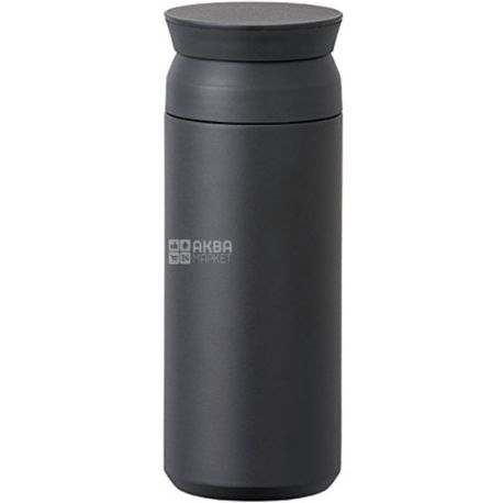 Kinto, Travel Tumbler, 500 мл, Термокружка з нержавіючої сталі, чорна