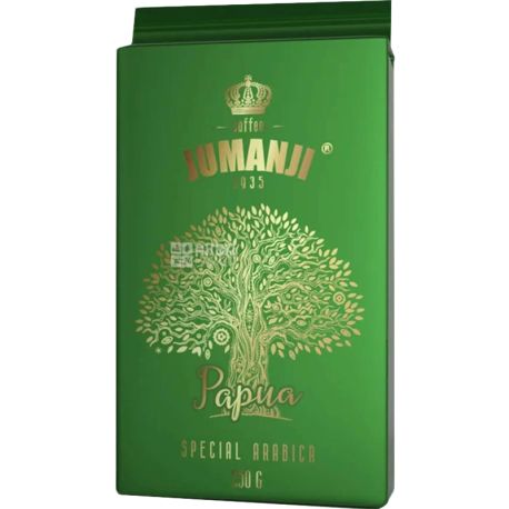 Jumanji, Papua, 250 г, Кофе Джуманджи средней обжарки, молотый