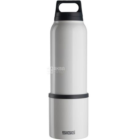 Sigg, Hot & Cold, 1 шт., Термос з нержавіючої сталі, білий, 750 мл