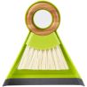Full Circle, Kitchen Brush and Dustpan, Plastic, Bamboo, Green