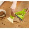 Full Circle, Kitchen Brush and Dustpan, Plastic, Bamboo, Green