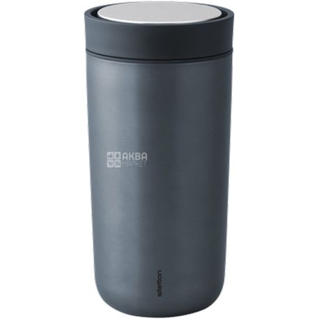 Stelton, To Go Click, 0,4 л, Термокружка, сталева, темно-синя