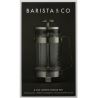 Barista & Co, Electric Steel, 7800 мл, Френч-пресс для кави, на 8 чашок, скляний, металік