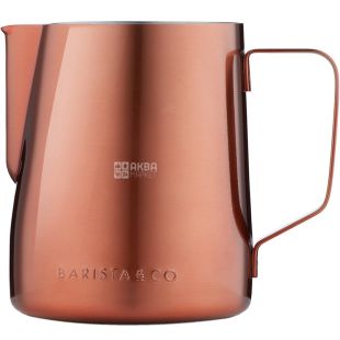 Barista & Co, Core Milk Jug, 600 мл, Молочник, нержавеющая сталь, медный