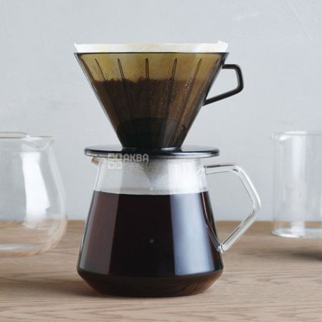 Kinto, Slow Coffee Style, 600 мл, Графин для кави, скляний, прозорий
