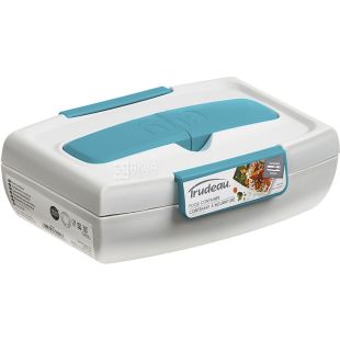 Trudeau, Tropical Fuel, 1 л, Ланч бокс, бирюзовый/белый
