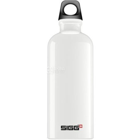 Sigg, Traveller White, 600мл, Бутылка для напитков, белая, алюминий