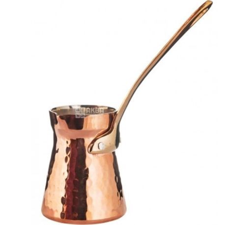 Select Home, 220 ml, Copper Cezve, Silver Plated