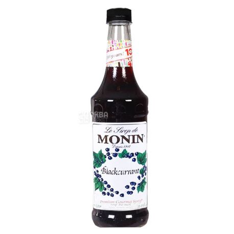 Monin Blackcurrant, 1 л, Сироп Монин, Черная смородина, стекло