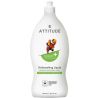 Attitude, Green Apple & Basil, 700 ml, Dishwashing Liquid, Hypoallergenic, Eco