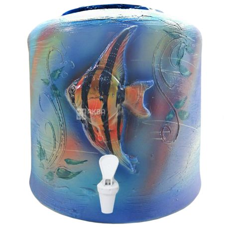 Dispenser ceramic for water, Fish, Molding