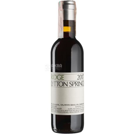 Ridge Vineyards, California Lytton Springs, 0,375 л, Вино червоне сухе