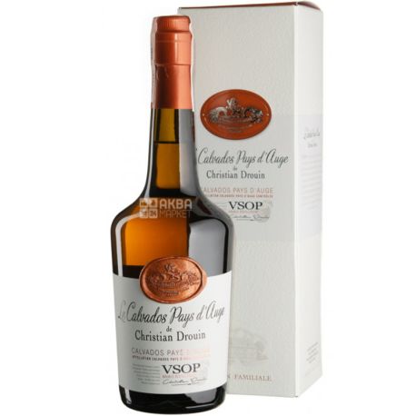 Christian Drouin, Calvados Pale&Dry VSOP, 0,7 л, Кальвадос, подарочная упаковка
