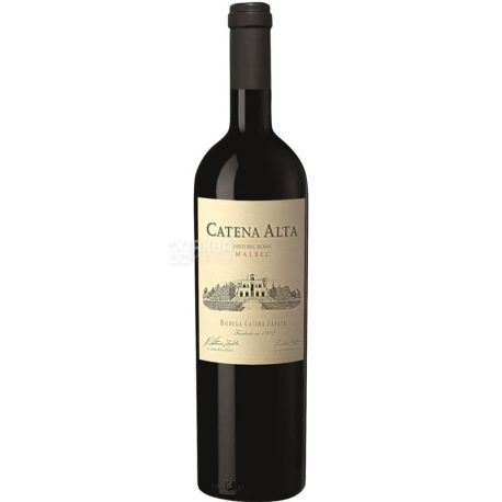 Catena Zapata, Catena Alta Malbec, 0,75 л, Вино красное сухое