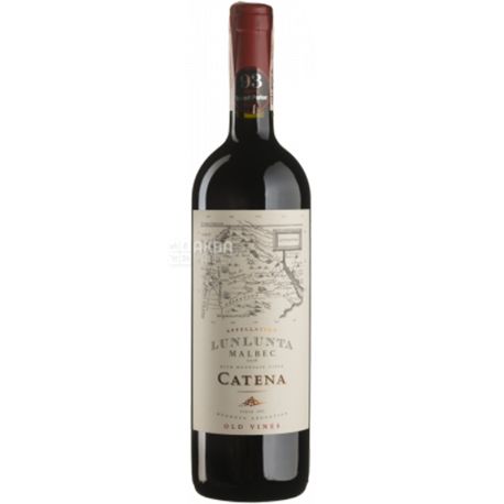 Catena Zapata, Appellation Lunlunta Malbec, 0,75 л, Вино червоне сухе