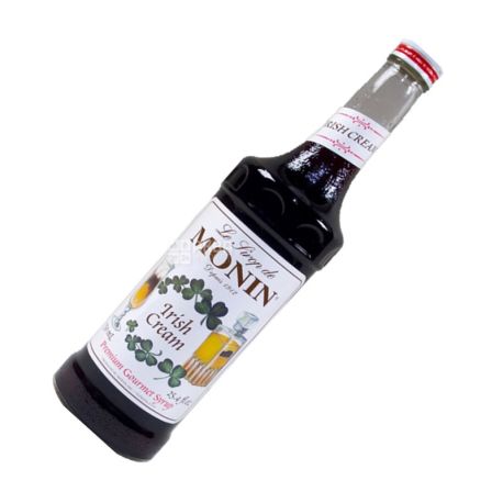 Monin, Irish cream, 0,7 л, Сироп Мониін, Ірландський крем, скло