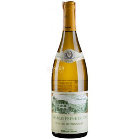 Billaud-Simon, Chablis 1-er Cru Montee de Tonnerre, 0,75 л, Вино біле сухе 