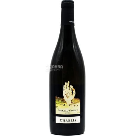 Moreau-Naudet, Chablis, 0,75 л, Вино белое сухое