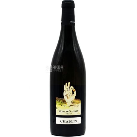 Moreau-Naudet, Chablis, 0,75 л, Вино біле сухе