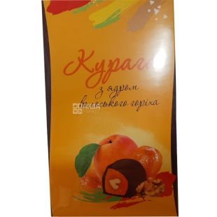 Волынские Сладости, 400 г, Конфеты, Курага с грецким орехом в шоколаде