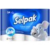 Selpak Super Soft, 24 рул., Туалетний папір Селпак Супер Софт, 3-х шаровий, 16,8 м, 140 відривів
