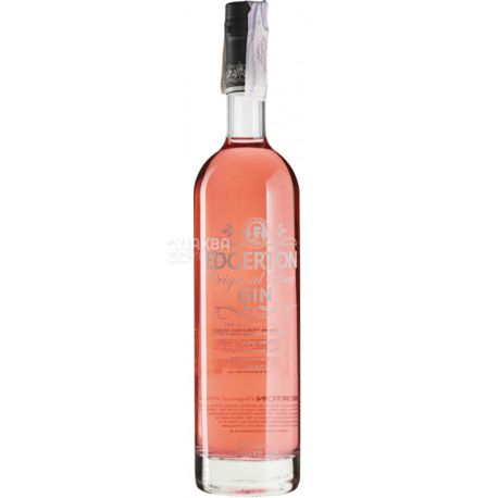 Edgerton Original Pink Gin, 0.7L, Pink Gin infused with pomegranate