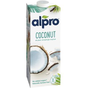 Alpro, Coconut Original, 1 л, Алпро, Кокосове молоко, вітамінізоване