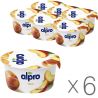 Alpro, Peach, упаковка 6 шт., По 150 г, Алпрем, Соєвий йогурт з персиком, 3%