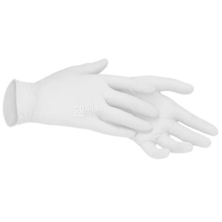 Vila, 50 pairs, Latex gloves, powdered, non-sterile, size M