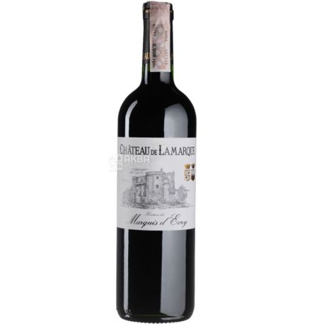 Chateau de Lamarque, 0,75 л, Вино червоне сухе