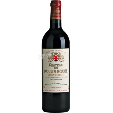 Chateau du Moulin Rouge, 0,75 л, Вино червоне сухе
