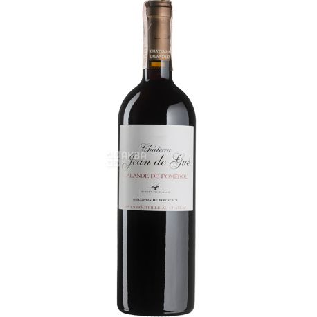 Chateau Jean de Guе, 0,75 л, Вино красное сухое