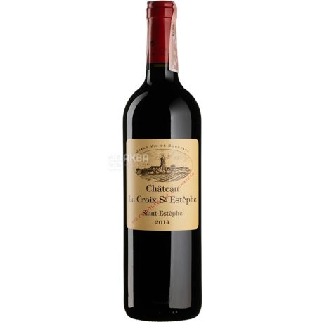Chateau Le Crock, Chateau La Croix Saint Estephe, 0,75 л, Вино червоне сухе