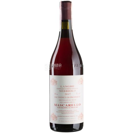 Giuseppe Mascarello, Langhe Nebbiolo Vigneti di Proprieta, 0,75 л, Вино червоне сухе