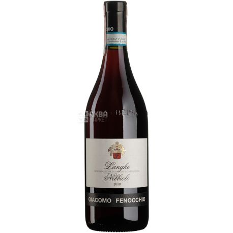 Giacomo Fenocchio, Langhe Nebbiolo, 0,75 л, Вино червоне сухе