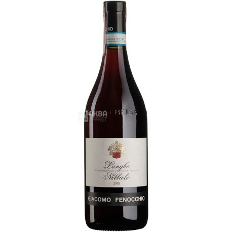 Giacomo Fenocchio, Langhe Nebbiolo, 0,75 л, Вино красное сухое