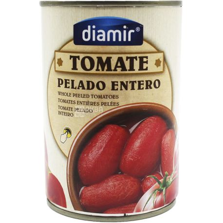 Diamir Pelado, 240 г, Помідори Пелаті, очищені, цілі